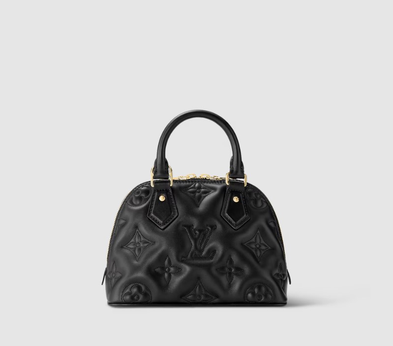 luxury-brand-lv-alma-bb-bubblegram-leather-black