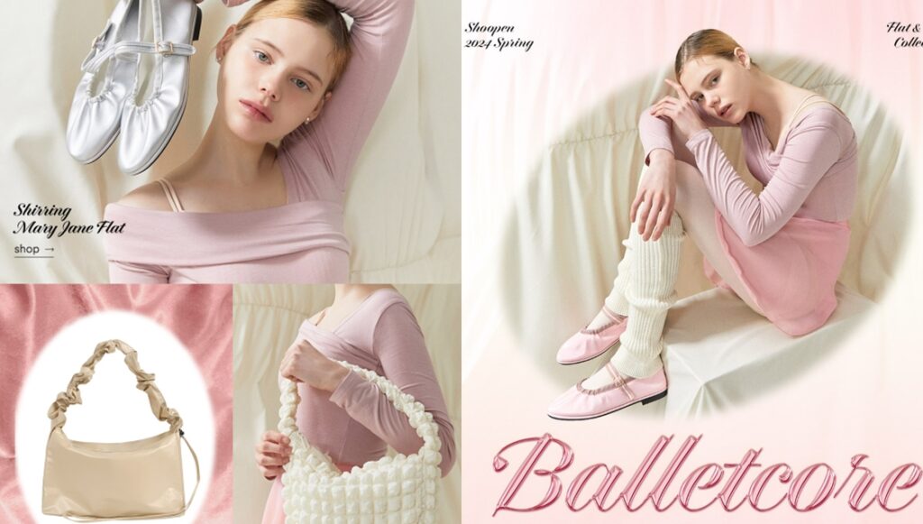 bo-suu-tap-shoopen-2024-spring-ballet-core-look-flat-bag-collection
